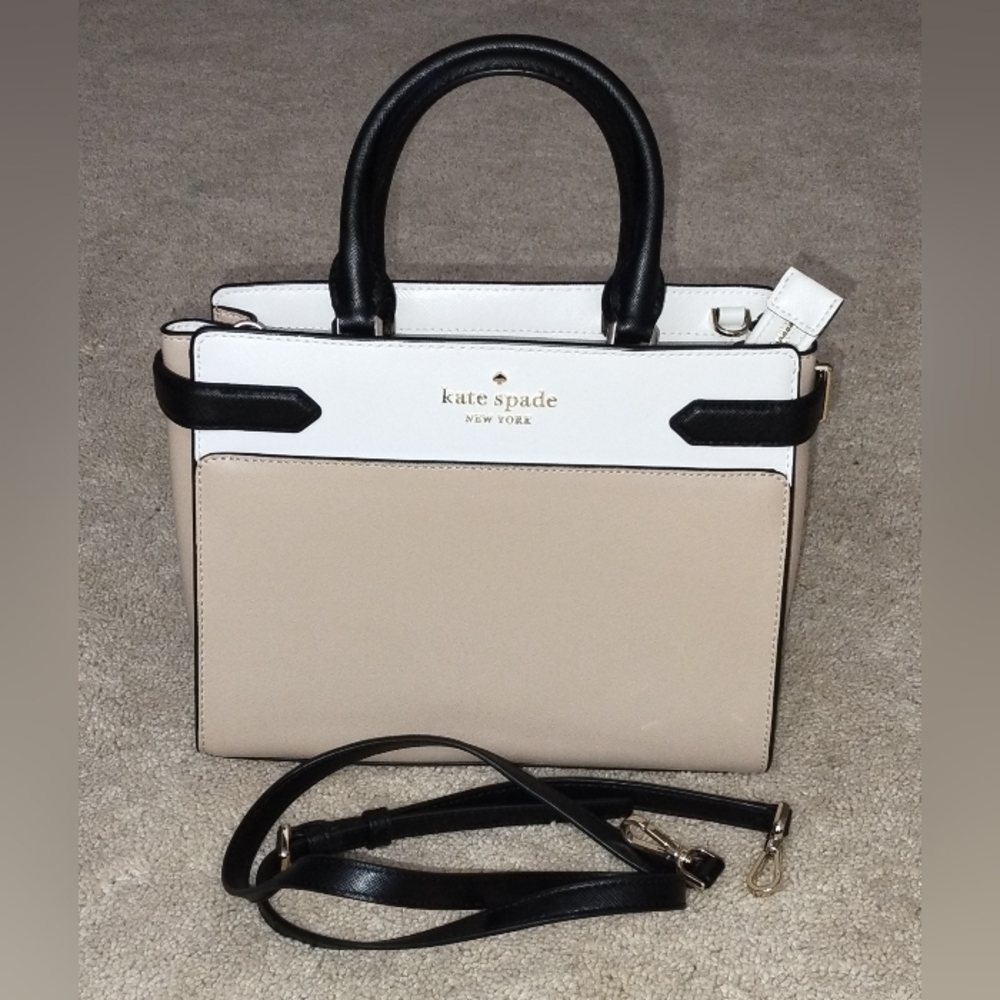 Kate Spade Staci Medium Leather Satchel Handbag. Used In Excellent Condition.